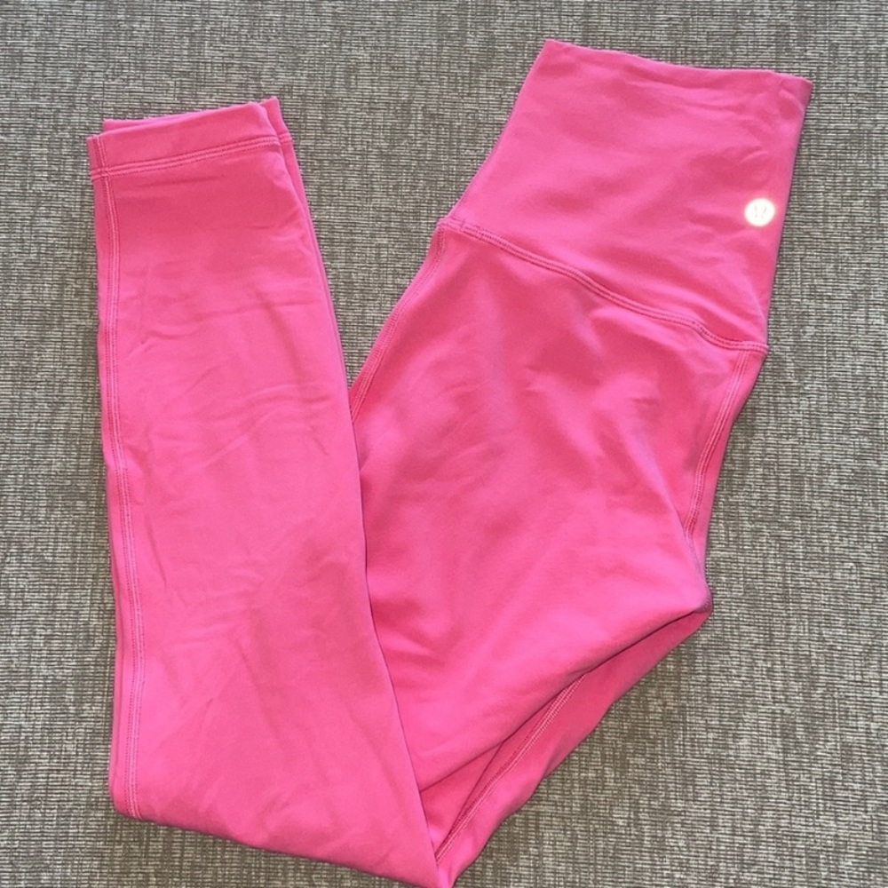 Lululemon align leggings 25” in guava pink